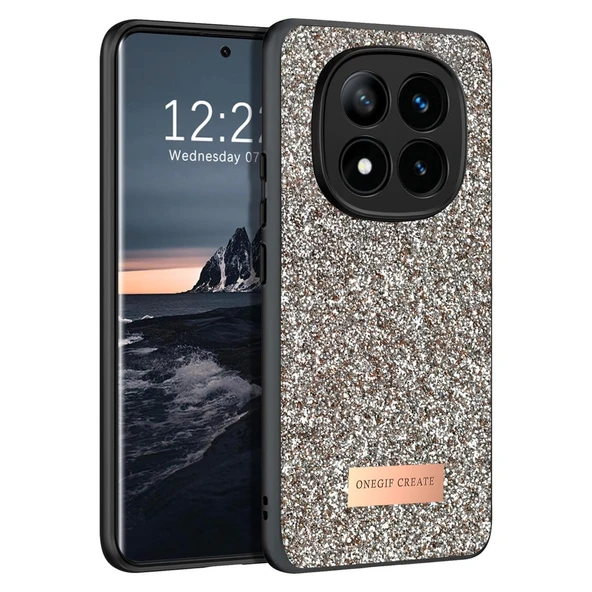 Onegif Xiaomi Redmi Note 14 Pro 4g Bright Simli Kapak - Gold ürün görseli 1