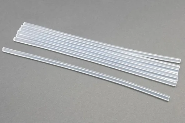 8x300mm Şeffaf İnce Çubuk Silikon 1kg - Tamirat Ve Sızdırmazlık İçin En Kaliteli Silikon ürün görseli 1