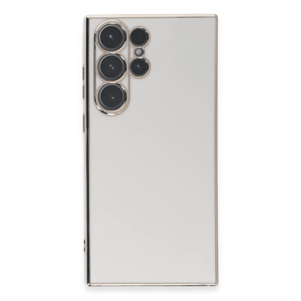 Samsung Galaxy S23 Ultra Kılıf Volet Silikon - Beyaz ürün görseli 1