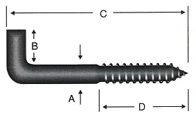 Şofben Çivisi No 1 / 5.8x50 - 10 Adet - Resim 2