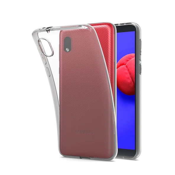 Samsung Galaxy A01 Core Kılıf Lüx Şeffaf Silikon ürün görseli 1