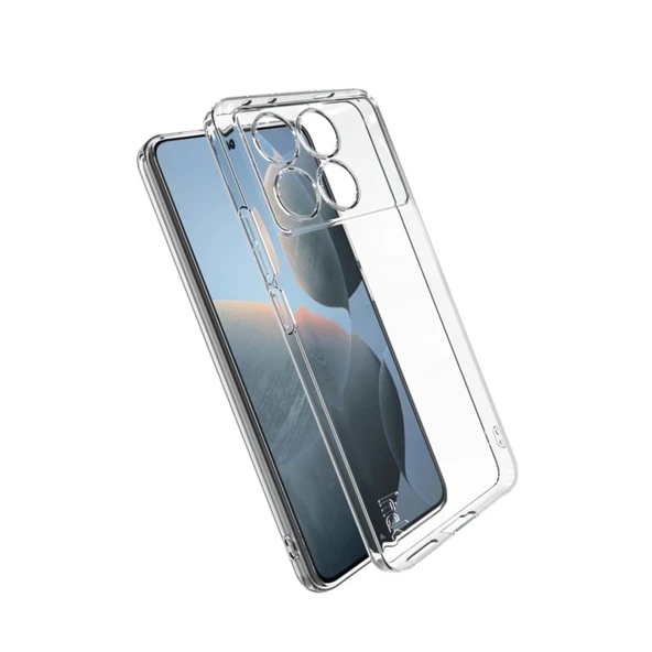 Xiaomi Poco X6 Pro Kılıf Lüx Şeffaf Silikon - Resim 3