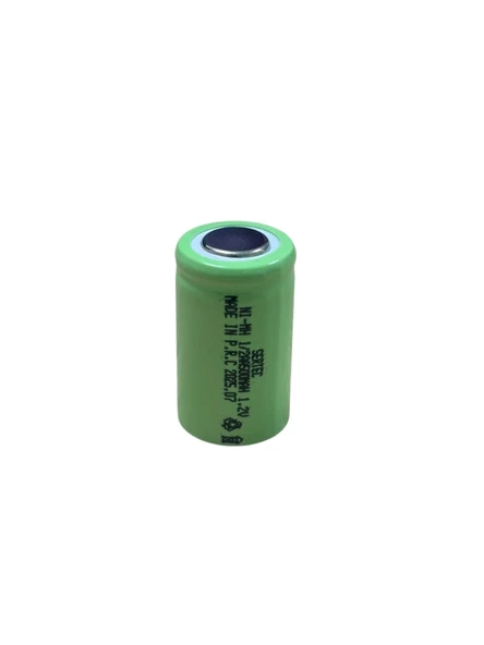 Sertec - 1.2v 500 Mah - 1/2aa - Ni-mh Şarjlı Pil - (başsız / Flat Head) ürün görseli 1