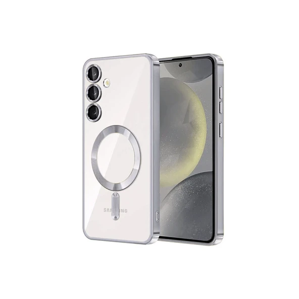 Samsung Galaxy S23 Plus Kılıf Kross Magneticsafe Kapak - Gümüş ürün görseli 1
