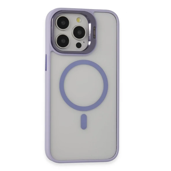 Joko Apple İphone 15 Pro Max Kılıf Roblox Lens Magsafe Standlı Kapak - Lila ürün görseli 1