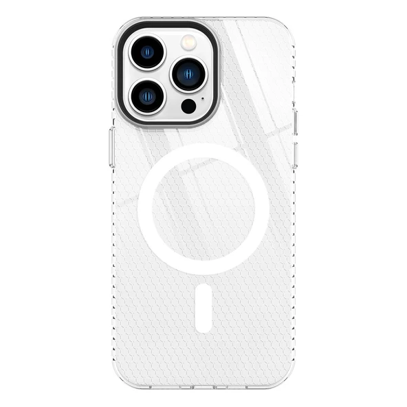 Apple İphone 13 Pro Kılıf Beta Magneticsafe Silikon - Şeffaf ürün görseli 1