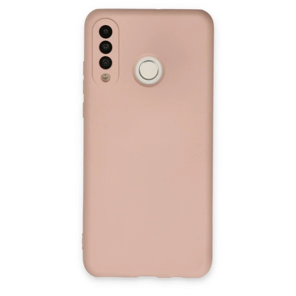 Huawei P30 Lite Kılıf Nano İçi Kadife Silikon - Pudra ürün görseli 1