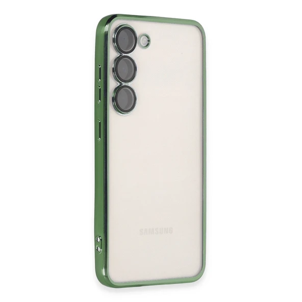 Samsung Galaxy S23 Plus Kılıf Razer Lensli Silikon - Yeşil ürün görseli 1
