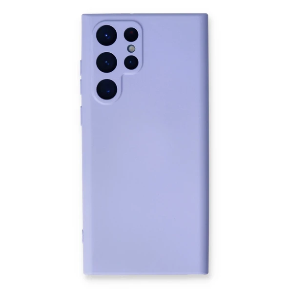 Samsung Galaxy S22 Ultra Kılıf Nano İçi Kadife Silikon - Lila ürün görseli 1