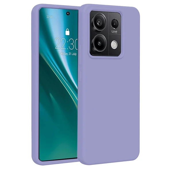 Xiaomi Redmi Note 13 Pro 4g Kılıf First Silikon - Lila ürün görseli 1