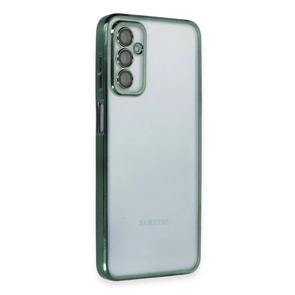 Samsung Galaxy M23 Kılıf Razer Lensli Silikon - Yeşil ürün görseli 1