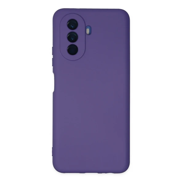 Huawei Nova Y70 Kılıf Nano İçi Kadife Silikon - Mor ürün görseli 1