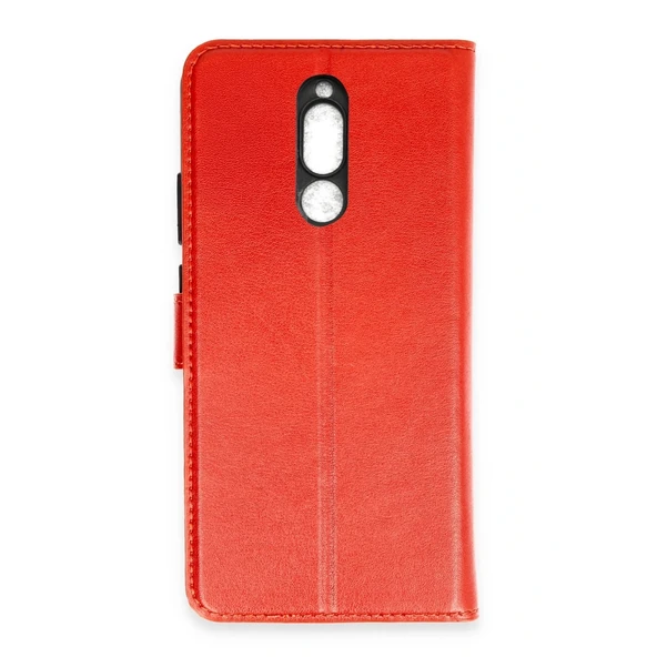 Xiaomi Mi 8 Trend S Plus Kapaklı Kılıf - Kırmızı ürün görseli 1