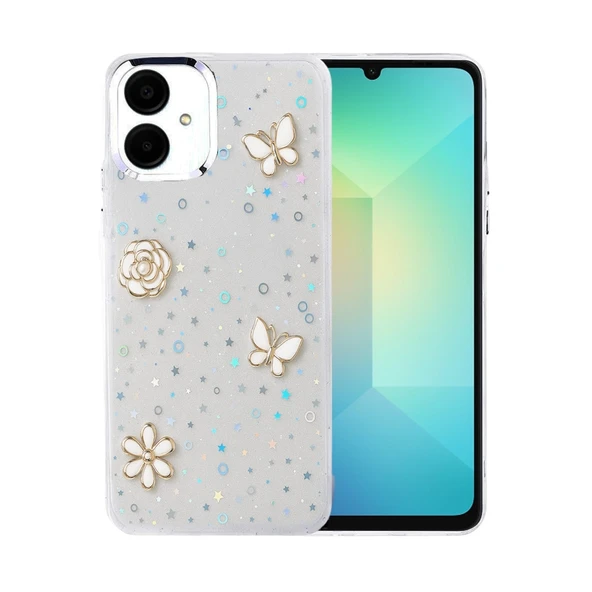 Samsung Galaxy A06 Fiyonk Desenli Kapak - Desen 10 ürün görseli 1