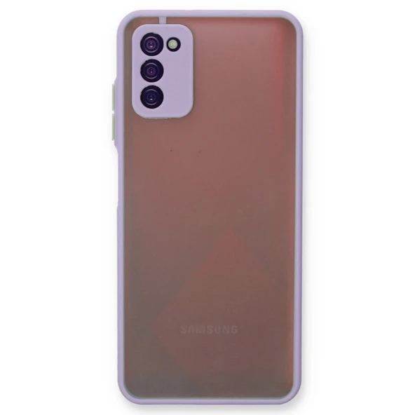 Samsung Galaxy A03s Kılıf Montreal Silikon Kapak - Mor ürün görseli 1