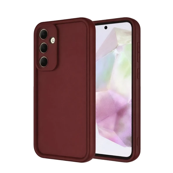 Samsung Galaxy A56 Kılıf Viera Silikon - Bordo ürün görseli 1