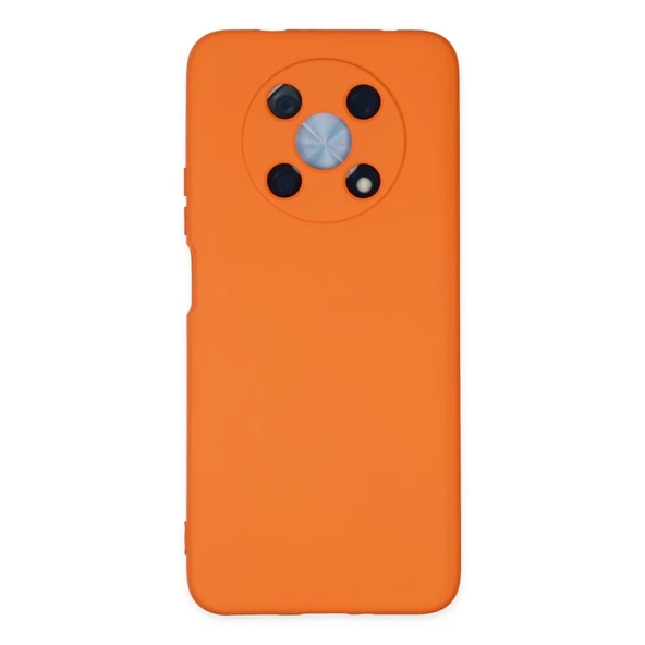 Huawei Nova Y90 Kılıf Nano İçi Kadife Silikon - Turuncu ürün görseli 1