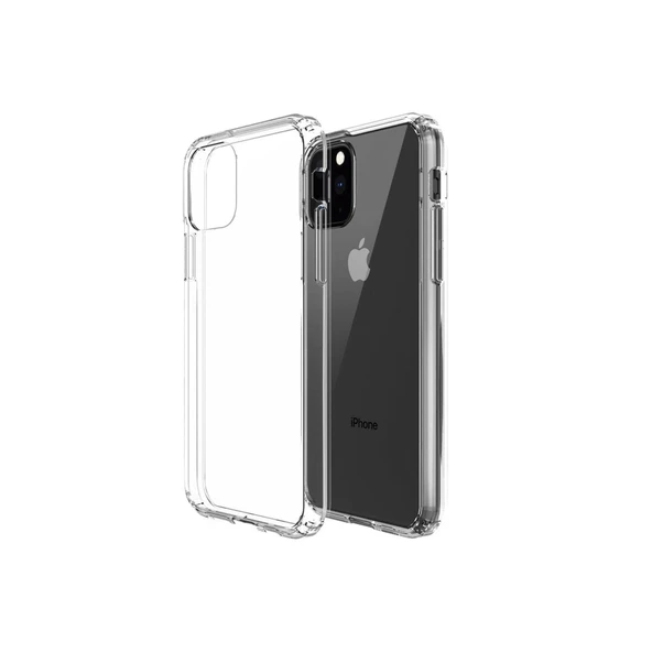 Apple İphone 11 Pro Max Kılıf Lüx Şeffaf Silikon - Resim 3