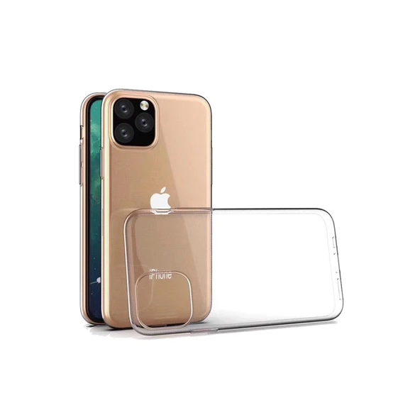 Apple İphone 11 Pro Max Kılıf Lüx Şeffaf Silikon - Resim 2