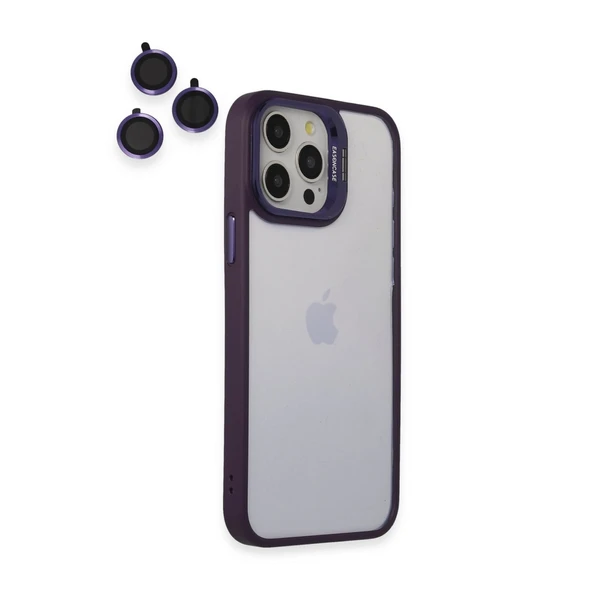 Joko Apple İphone 14 Pro Kılıf Roblox Lens Standlı Kapak - Mor ürün görseli 1