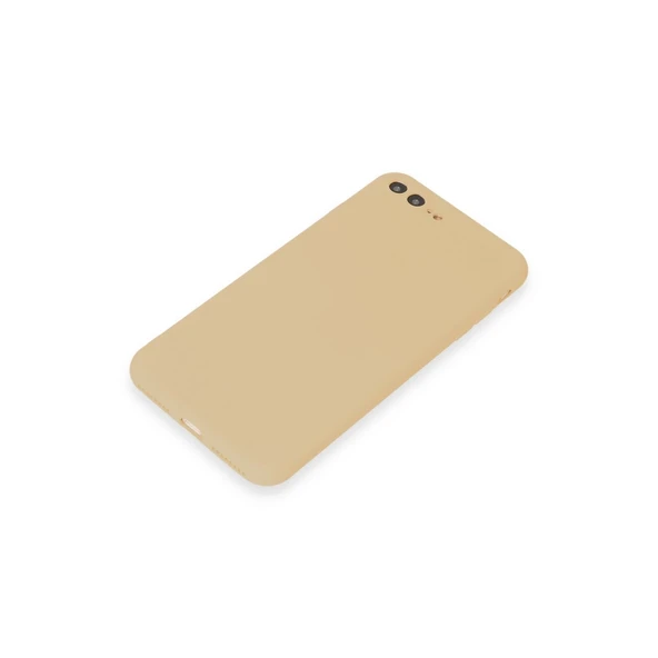 Apple İphone 7 Plus Kılıf First Silikon - Gold - Resim 4