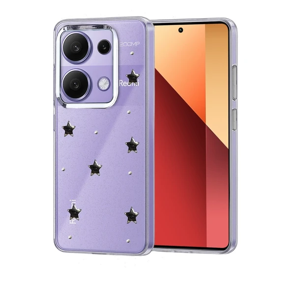 Xiaomi Redmi Note 13 Pro 4g Fiyonk Desenli Kapak - Desen 4 ürün görseli 1