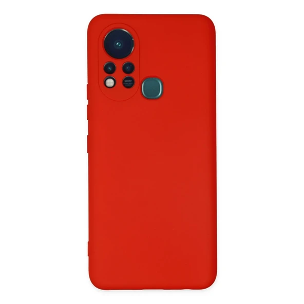 İnfinix Hot 11s Kılıf Nano İçi Kadife Silikon - Kırmızı ürün görseli 1