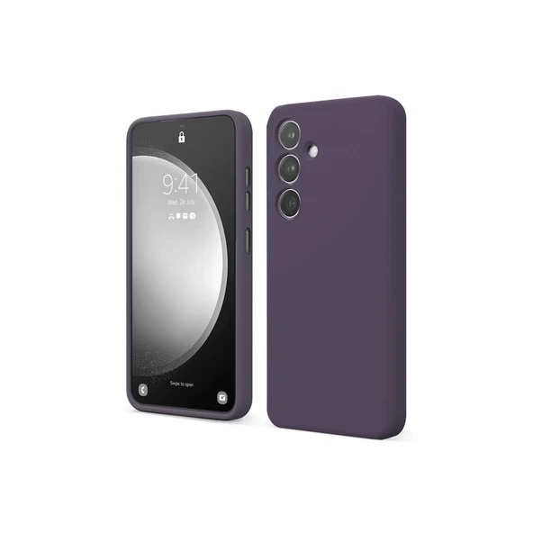 Samsung Galaxy A14 4g Kılıf First Silikon - Mor ürün görseli 1