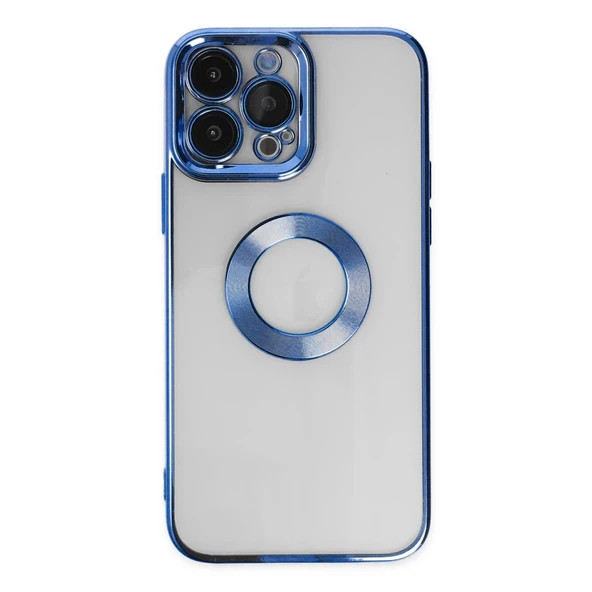 Apple İphone 14 Pro Max Kılıf Slot Silikon - Mavi ürün görseli 1