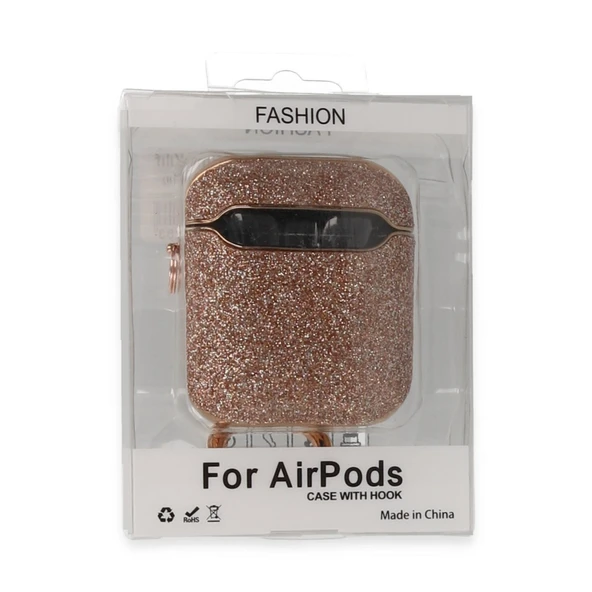 Apple Airpods 2 (2.nesil) Spell Simli Kılıf - Rose Gold ürün görseli 1