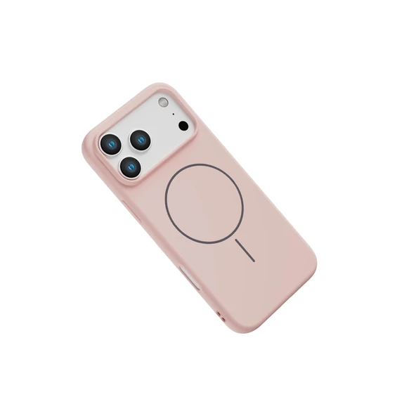 Joko Apple İphone 17 Pro Max Jully Magsafe Kapak - Pudra - Resim 2