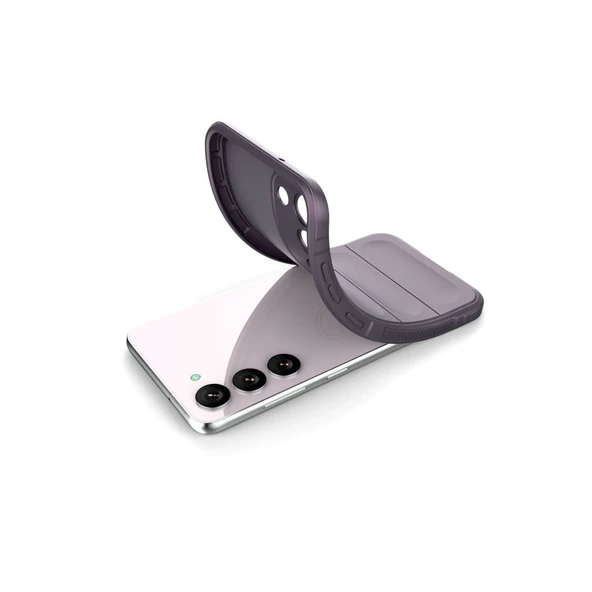 Samsung Galaxy S23 Plus Kılıf Optimum Silikon - Mor - Resim 4