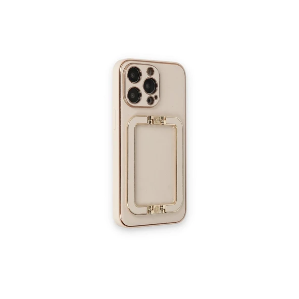 Apple İphone 14 Pro Kılıf Coco Elit Kapak - Gold - Resim 2