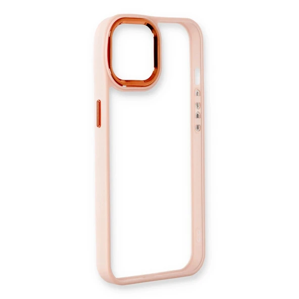 Apple İphone 14 Plus Kılıf Dora Kapak - Pudra - Resim 4