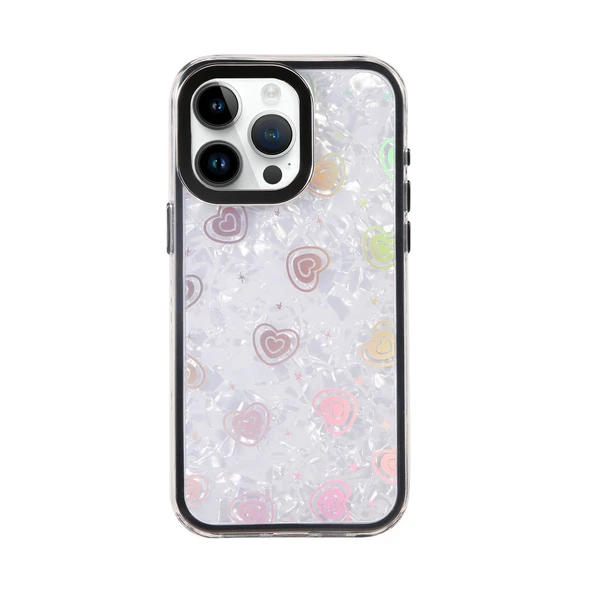 Apple İphone 15 Pro Lumi Desenli Kapak - Siyah - Resim 3