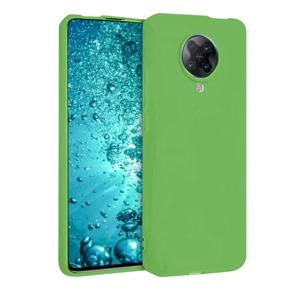 Xiaomi Redmi K30 Pro Kılıf Nano İçi Kadife Silikon - Yeşil ürün görseli 1