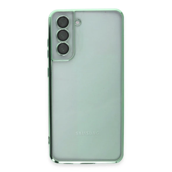 Samsung Galaxy S21 Fe Kılıf Razer Lensli Silikon - Yeşil ürün görseli 1