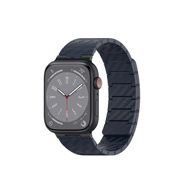 Apple Watch 45mm Carbon Steel Kordon (saat Değildir) - Lacivert ürün görseli 1