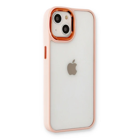 Apple İphone 14 Plus Kılıf Dora Kapak - Pudra ürün görseli 1