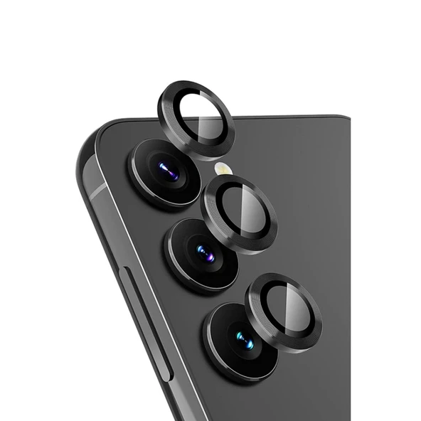 Samsung Galaxy A34 5g Valdez Metal Kamera Lens - Siyah ürün görseli 1