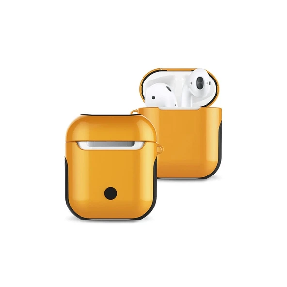 Apple Airpods 2 (2.nesil) 3in1 Kılıf - Sarı ürün görseli 1
