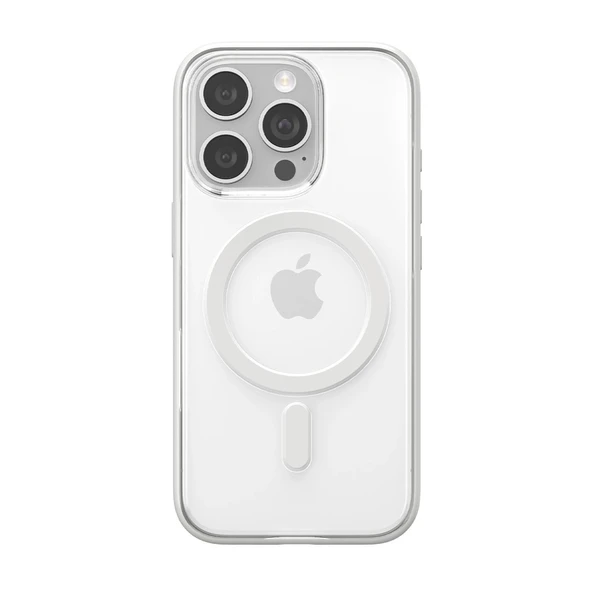 Venco Apple İphone 15 Pro Max Joly Magsafe Kapak - Beyaz - Resim 3