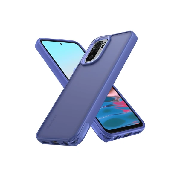 Xiaomi Redmi Note 10 Pro Kılıf Elegant Kapak - Açık Mavi ürün görseli 1