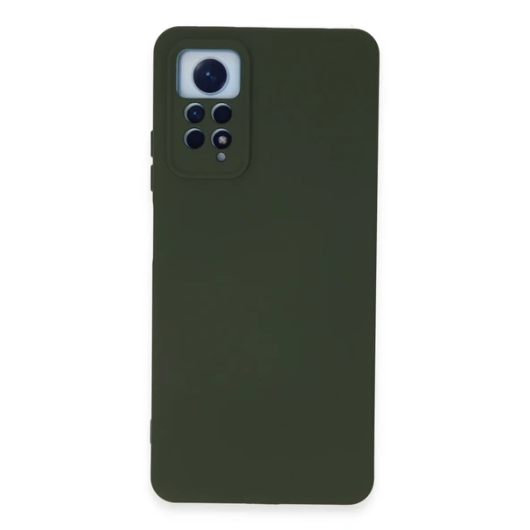 Xiaomi Redmi Note 12 Pro 4g Kılıf Nano İçi Kadife Silikon - Koyu Yeşil ürün görseli 1
