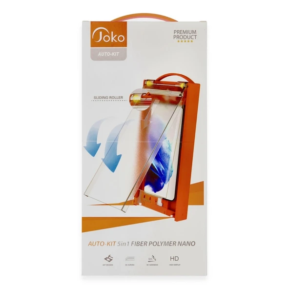 Joko Samsung Galaxy S24 Ultra Autokit 5in1 Fiber Polymer Nano Ekran Koruyucu ürün görseli 1