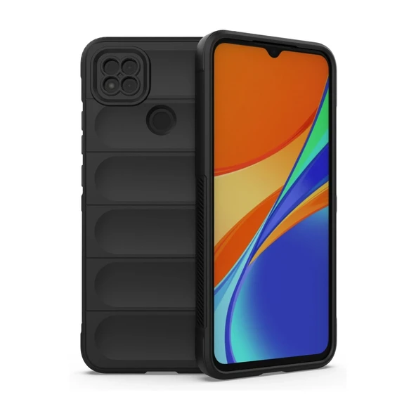 Xiaomi Redmi 9c Kılıf Optimum Silikon - Siyah ürün görseli 1