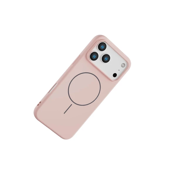 Joko Apple İphone 17 Pro Max Jully Magsafe Kapak - Pudra - Resim 3