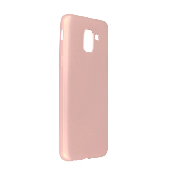 Samsung Galaxy J6 Kılıf First Silikon - Rose Gold ürün görseli 1