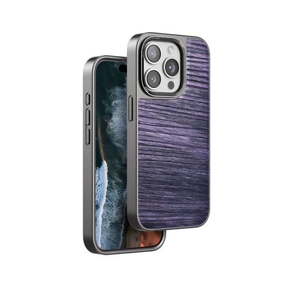 Venco Apple İphone 14 Pro Max Wave Kapak - Derin Mor ürün görseli 1