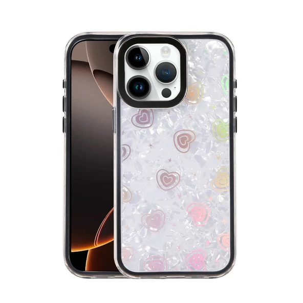 Apple İphone 15 Pro Lumi Desenli Kapak - Siyah ürün görseli 1